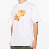 T-shirt Cheese Toast in bianco 