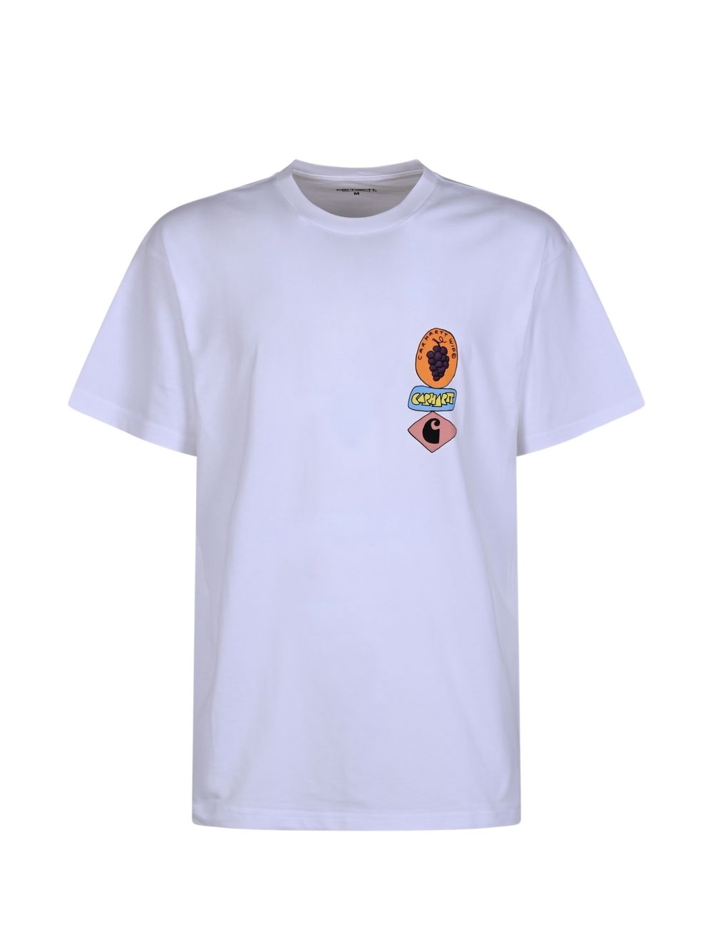T-shirt Grapes in bianco 