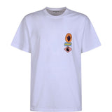T-shirt Grapes in bianco 