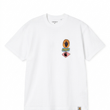 T-shirt Grapes in bianco 