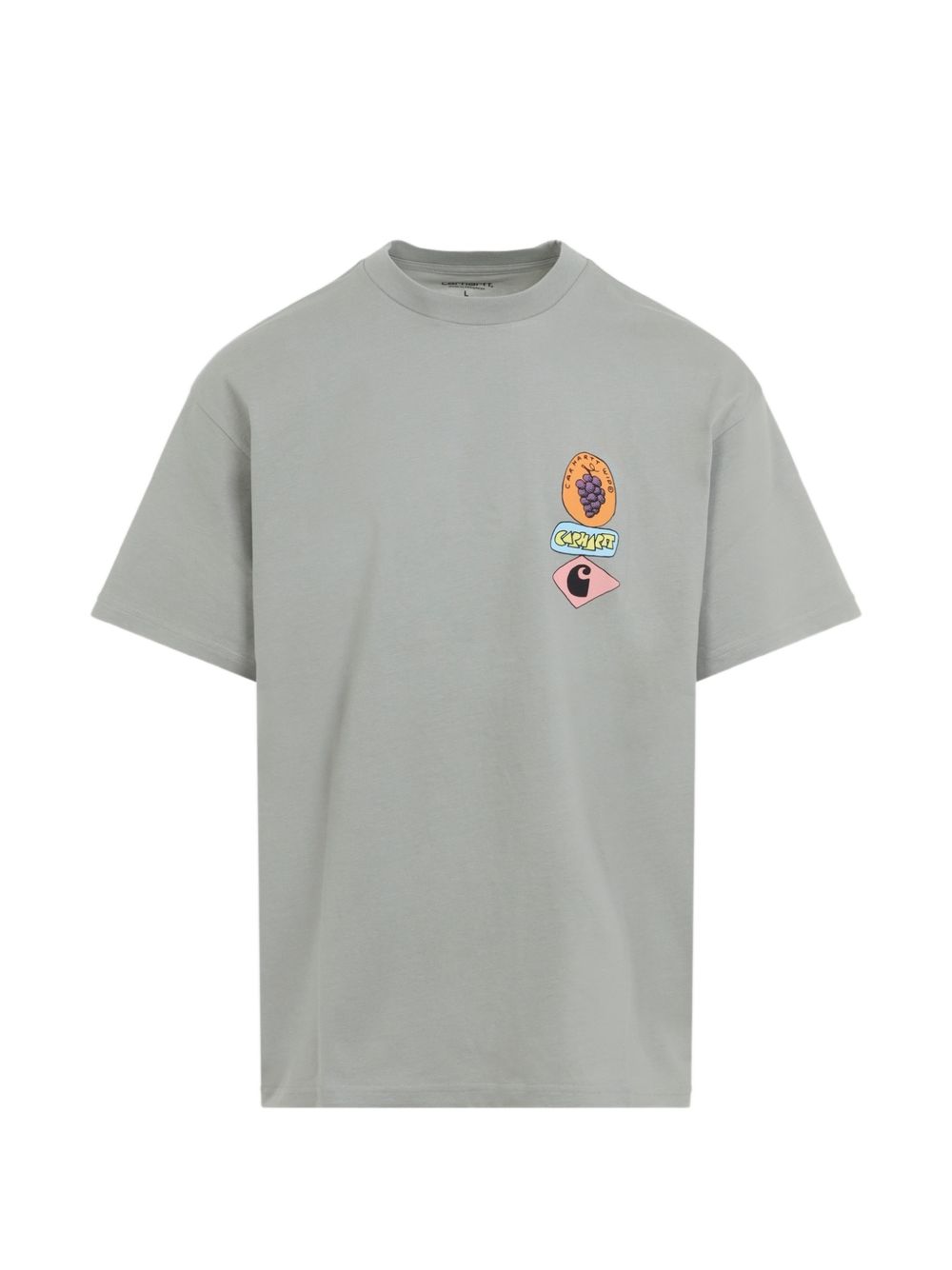 T-shirt Grapes in verde salvia 