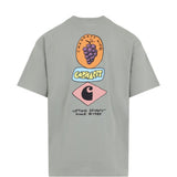 T-shirt Grapes in verde salvia 