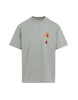 T-shirt Grapes in verde salvia