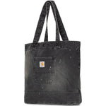 Borsa tote in denim nero 