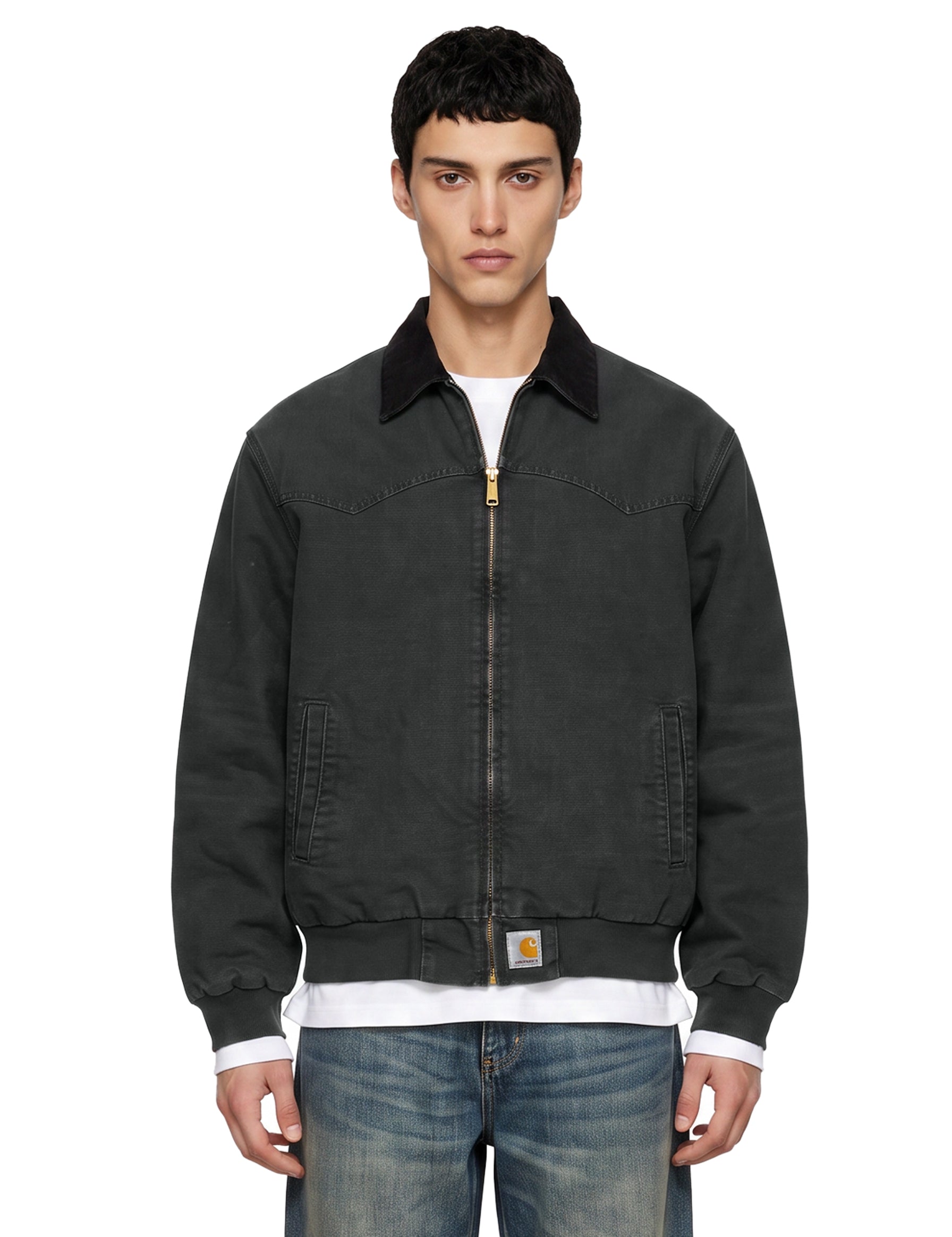 Giacca con zip OG Santa Fe in verde 