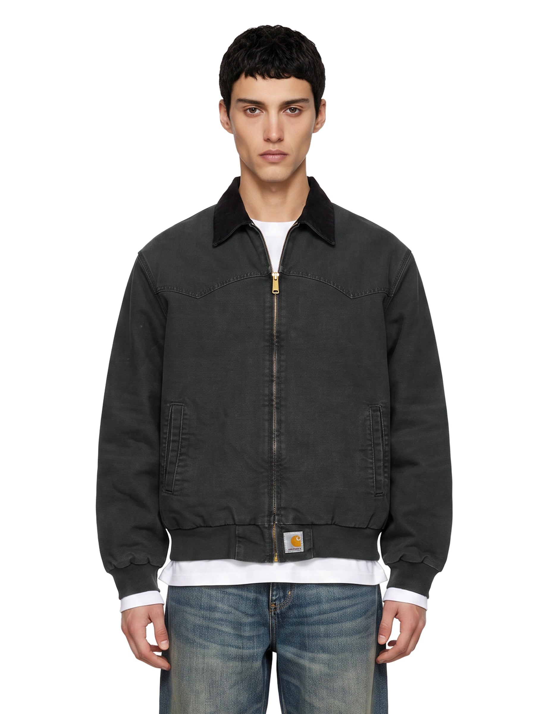 Giacca con zip OG Santa Fe in verde 