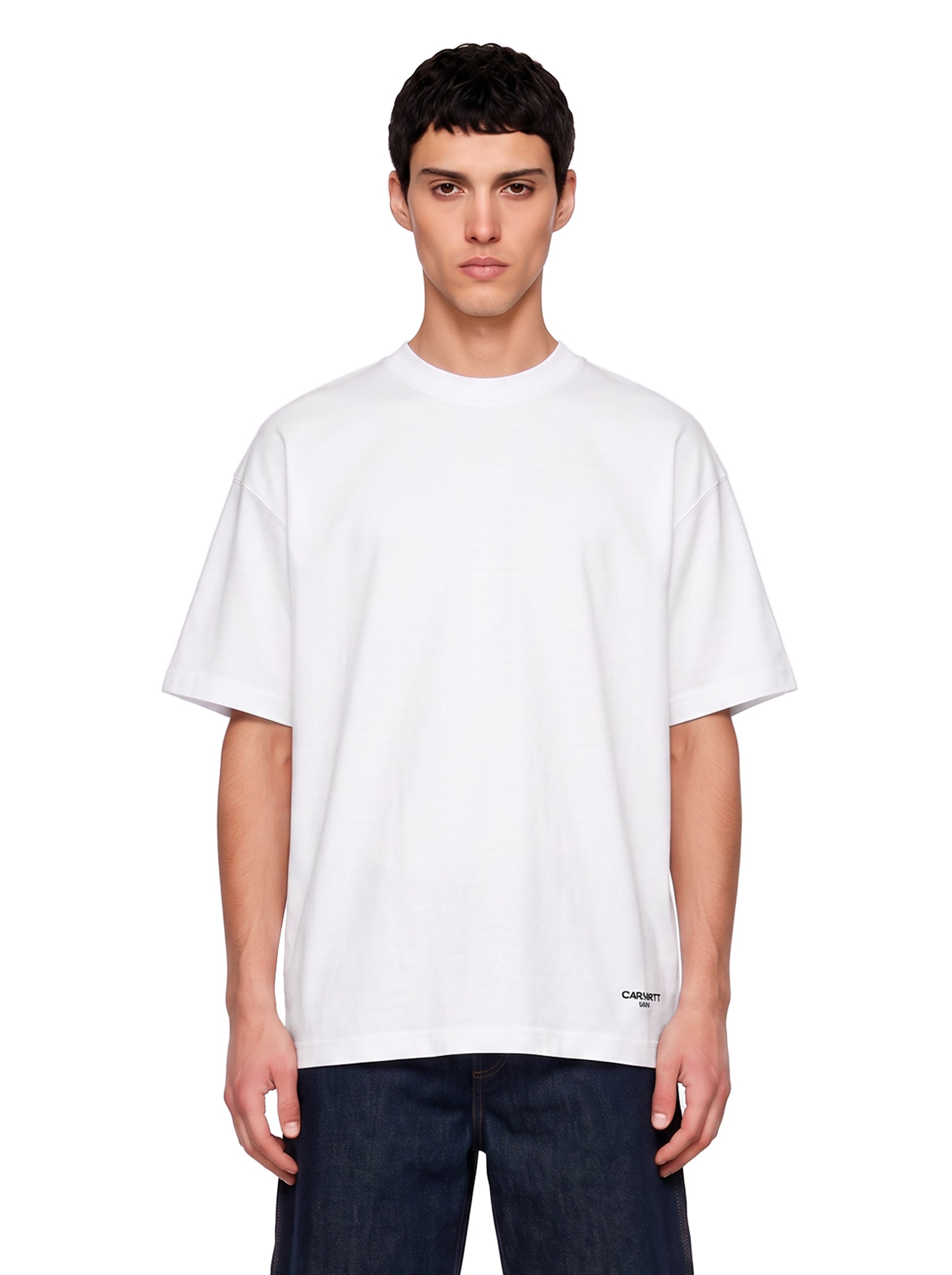 T-shirt Chapter Script in bianco 