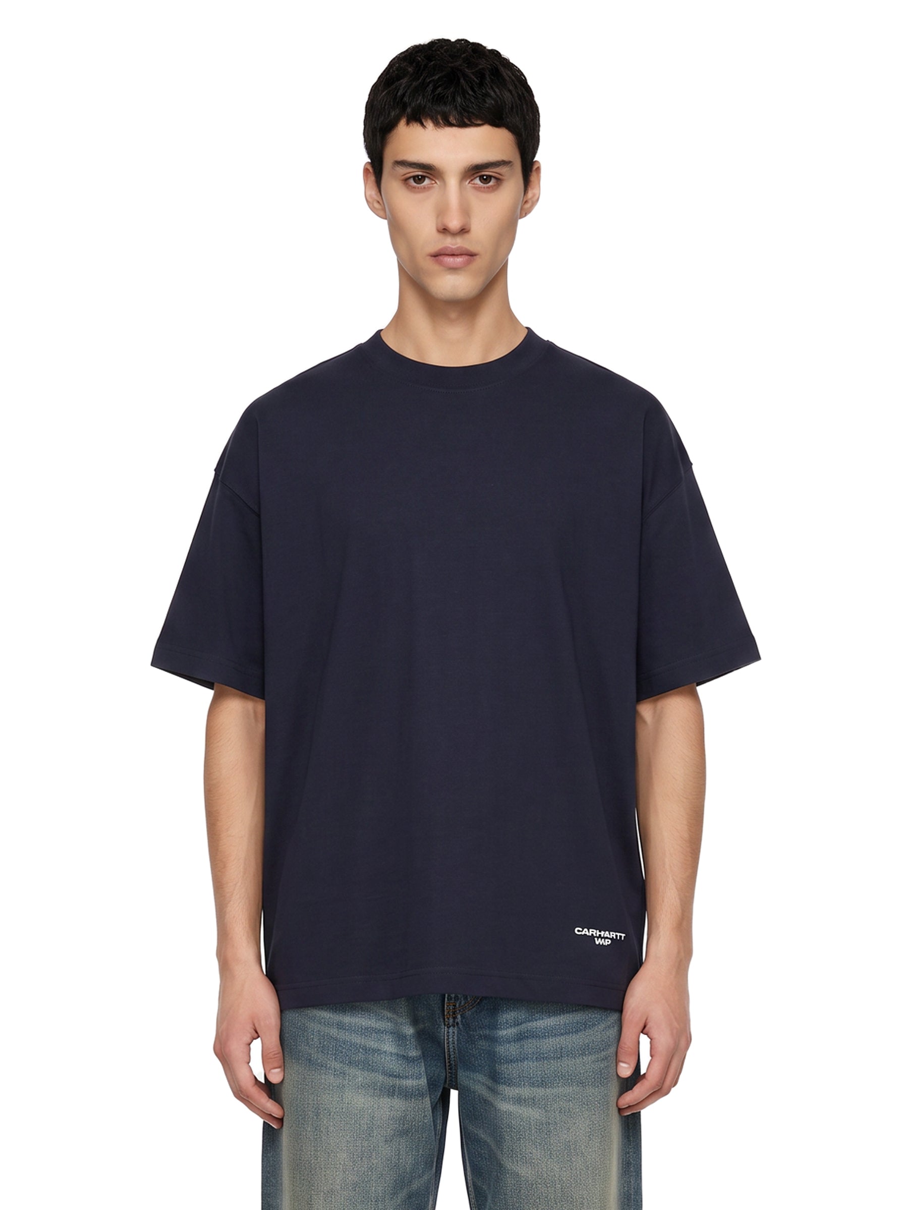 T-shirt Chapter Script in blu 