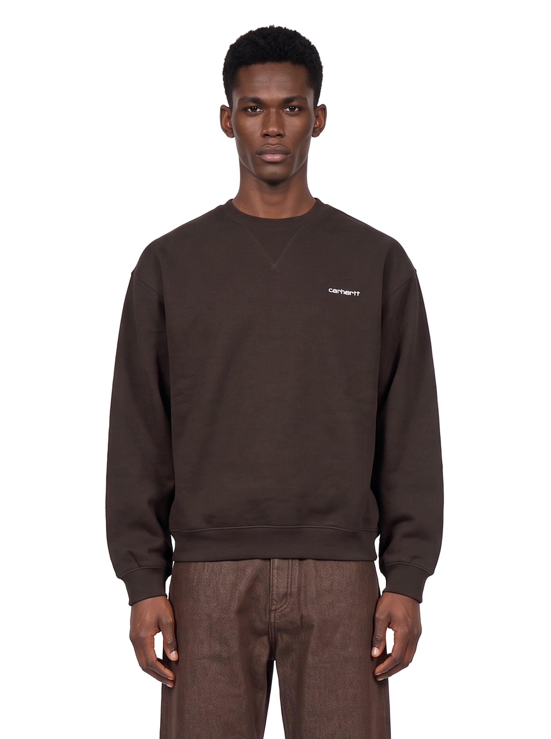Felpa Ebbert in marrone 