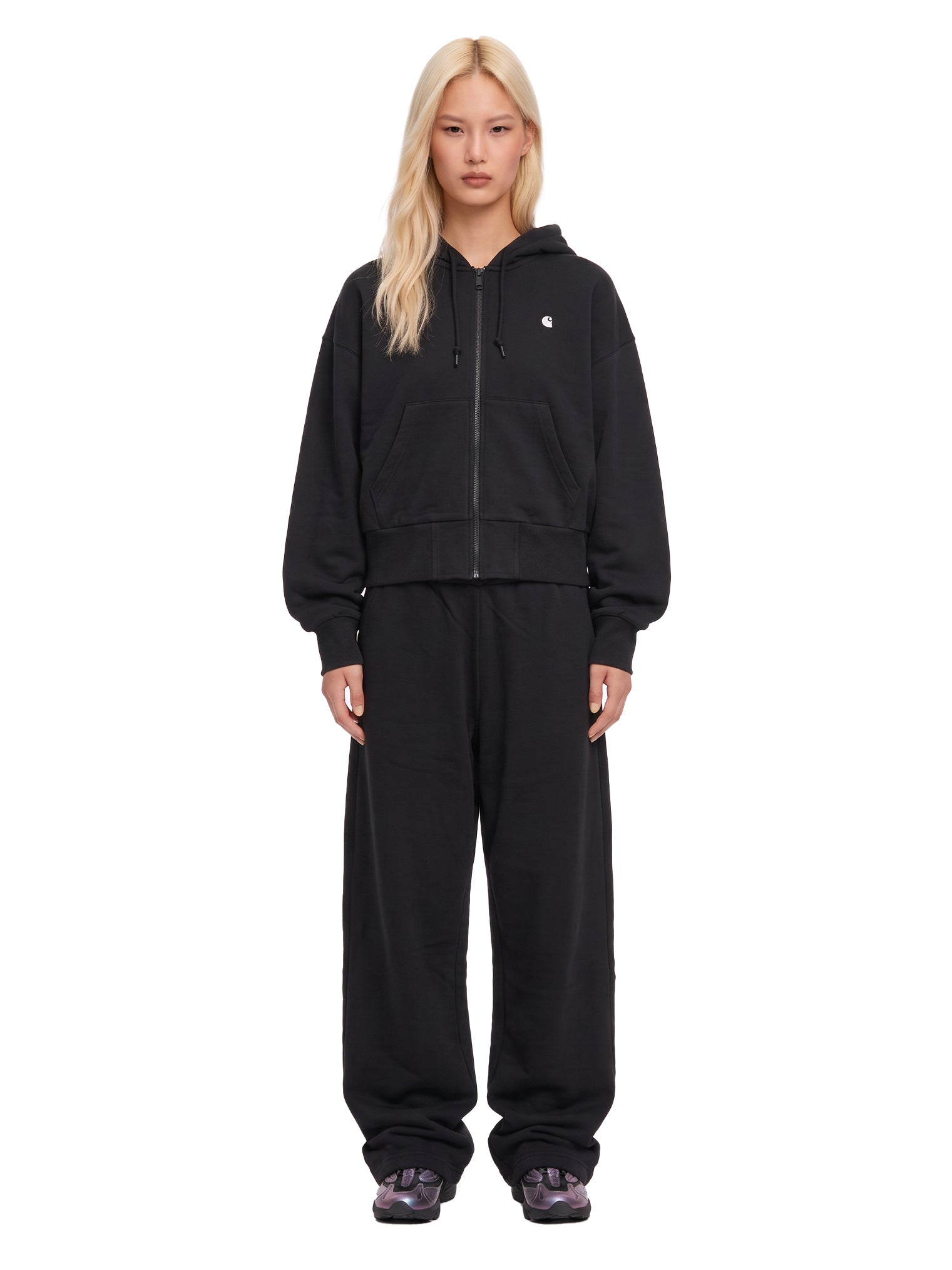 Pantaloni Cassie in nero 