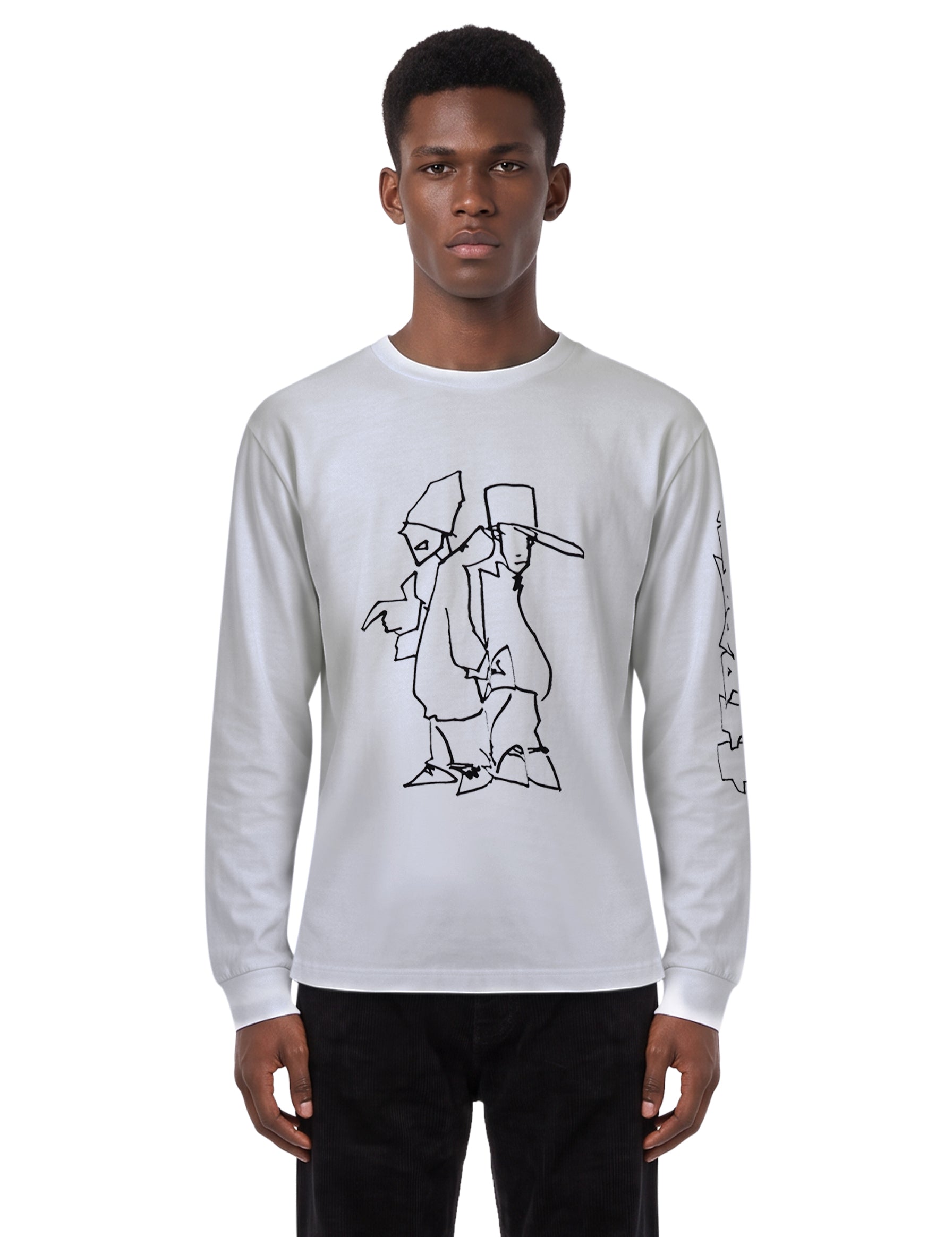 T-shirt Blinkerfluid in bianco 