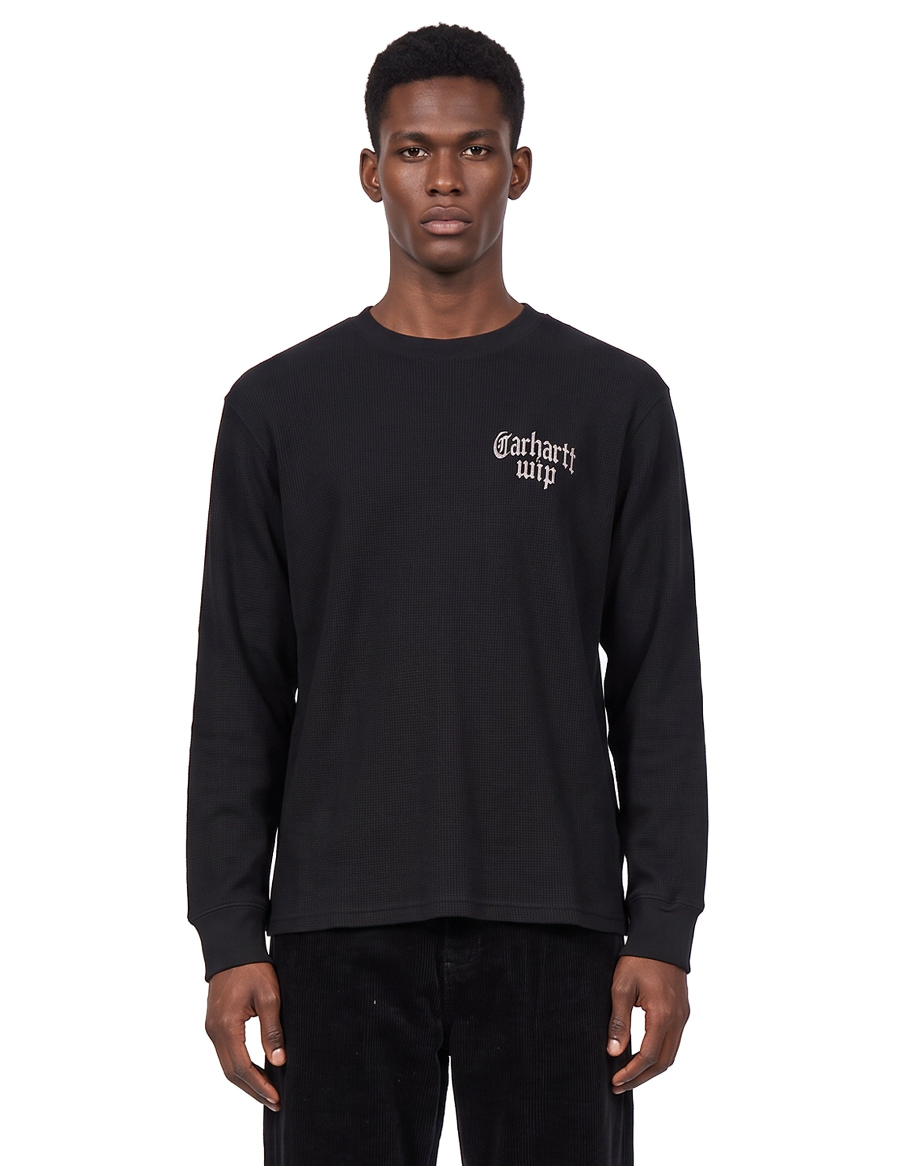 T-shirt Blackletter in nero 