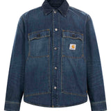 Giacca camicia in denim Oakland in blu 