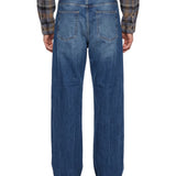 Jeans a gamba dritta payson in blu 