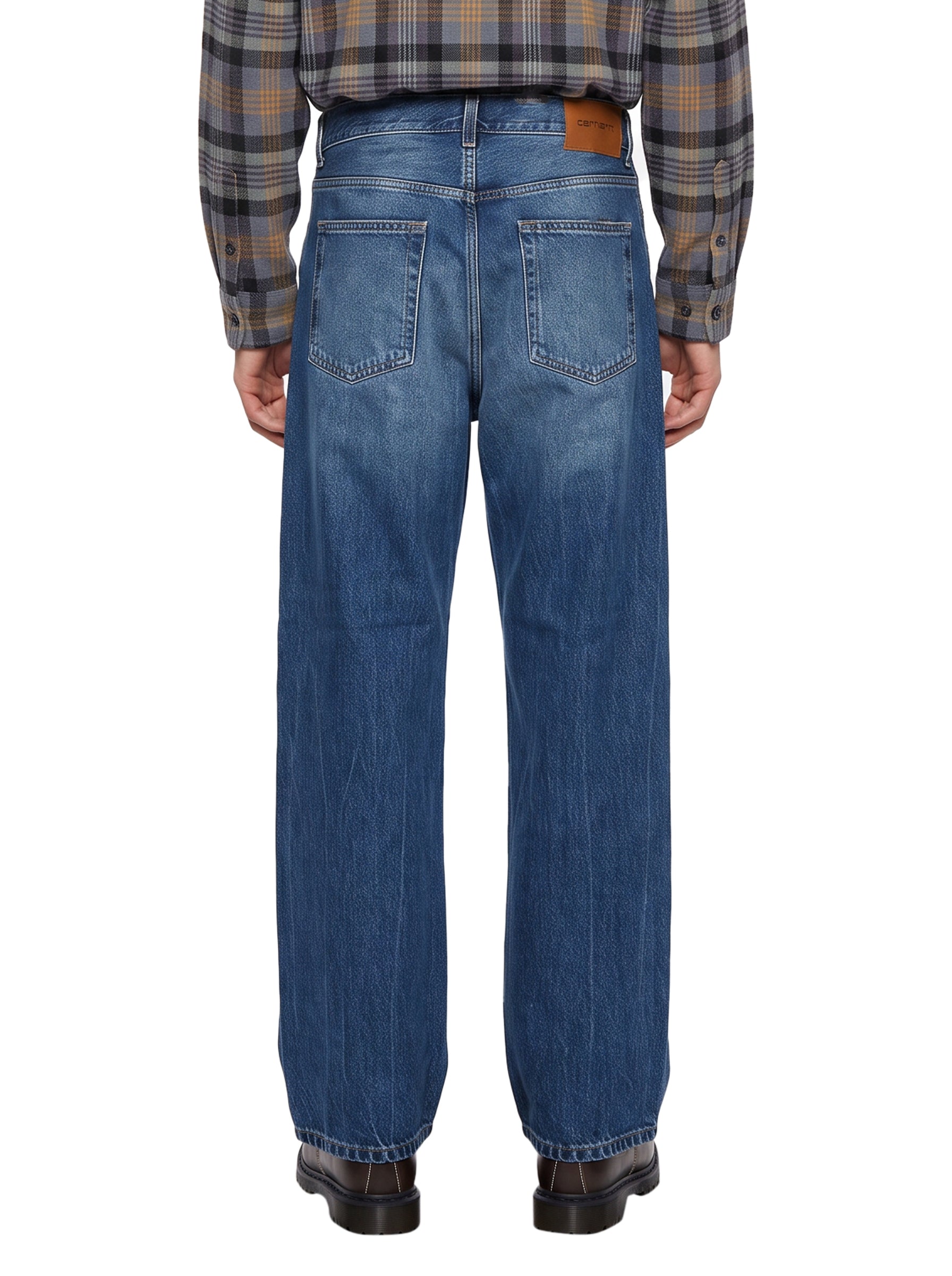 Jeans a gamba dritta payson in blu 