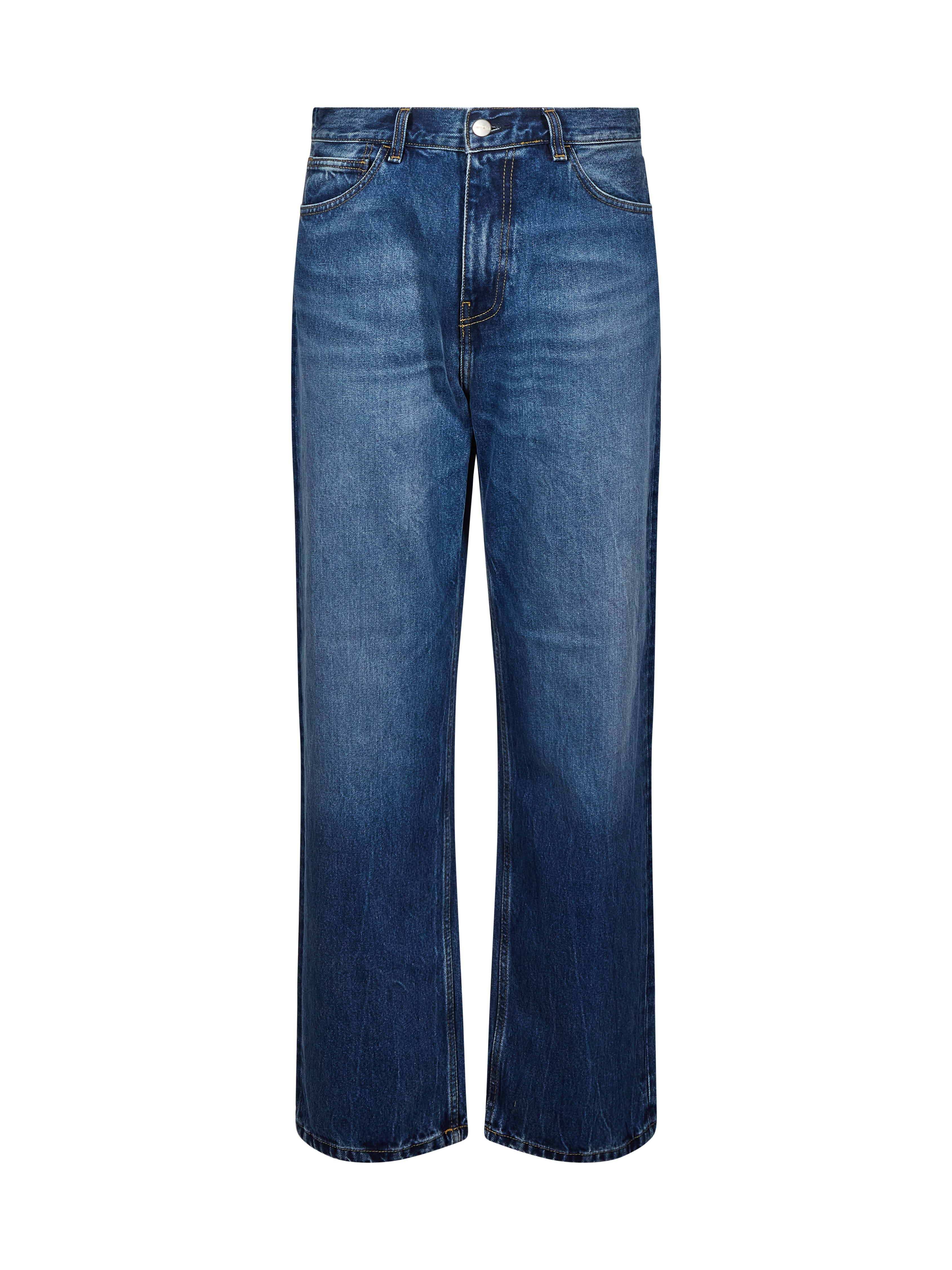 Jeans a gamba dritta payson in blu 