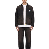 Giacca con zip og detroit jacket in nero 