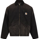 Giacca con zip og detroit jacket in nero 