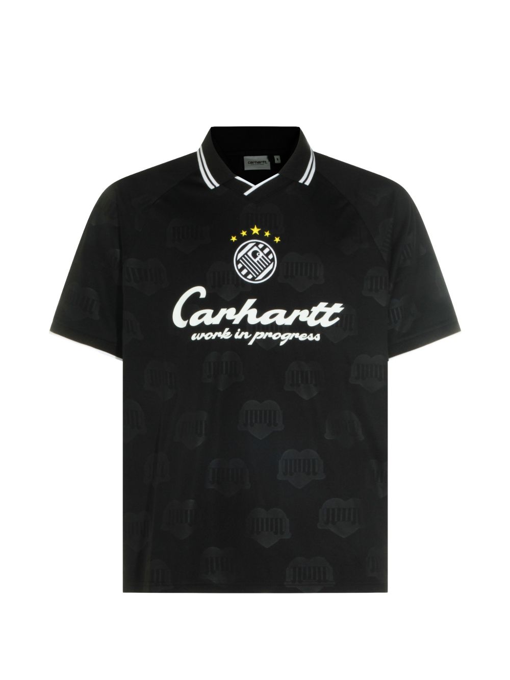 T-shirt terrace football in nero carhartt wip - uomo 