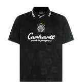 T-shirt terrace football in nero carhartt wip - uomo 