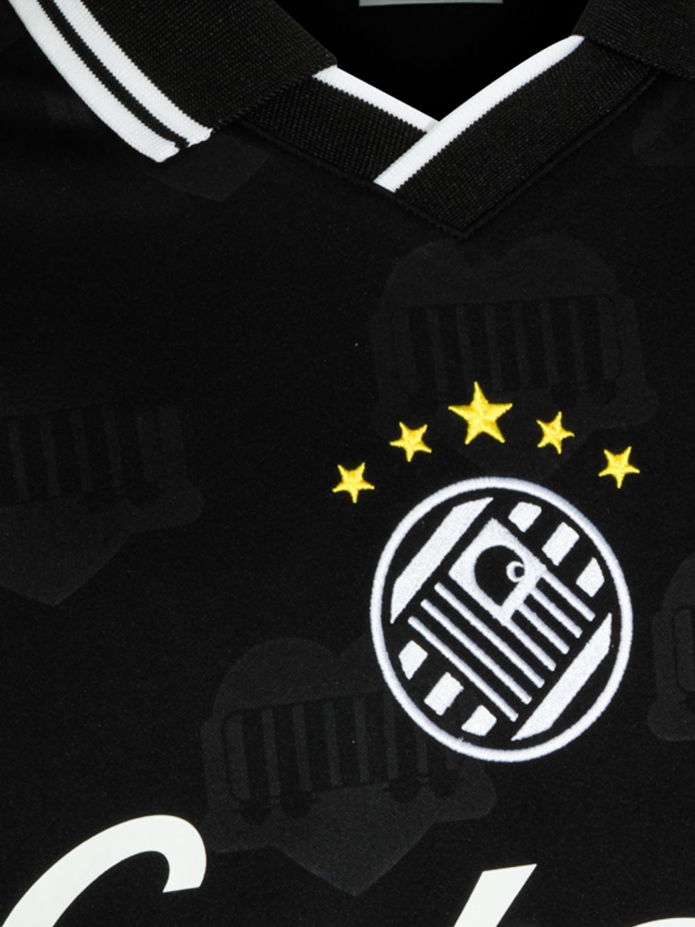 T-shirt terrace football in nero carhartt wip - uomo 