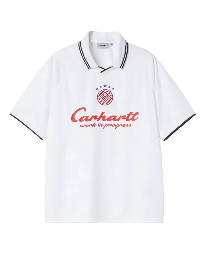 T-shirt Terrace Football in bianco 