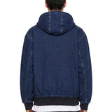 Giacca con zip og detroit jacket in blu 
