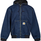 Giacca con zip og detroit jacket in blu 