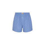 Boxer con logo in cotone in blu 