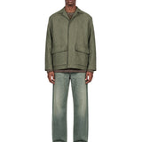 Blouson con tasche in verde 