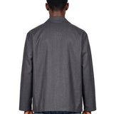 Blouson con tasche in grigio 