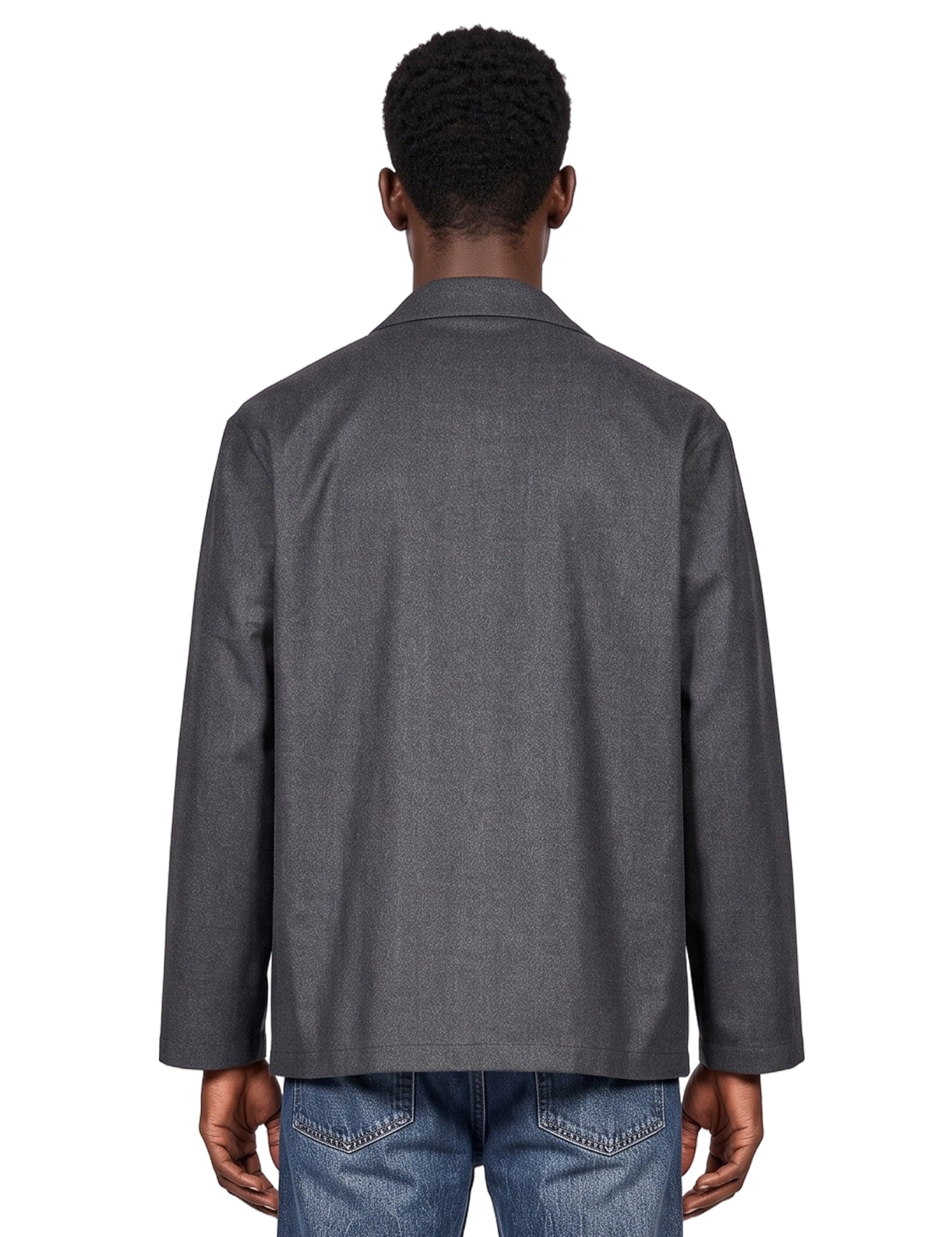Blouson con tasche in grigio 