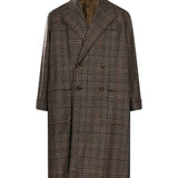 Cappotto rigoletto a quadri in verde 