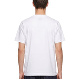 T-shirt Core con logo in bianco 