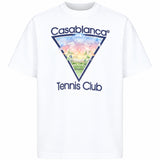 T-shirt Core con logo in bianco 
