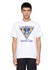 T-shirt Core con logo in bianco