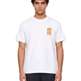 T-shirt stampa Hermons Mirage Arch in bianco 