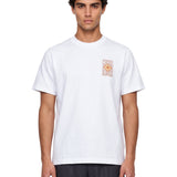 T-shirt stampa Hermons Mirage in bianco 