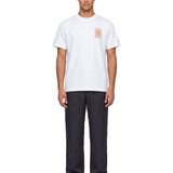 T-shirt stampa Hermons Mirage in bianco 