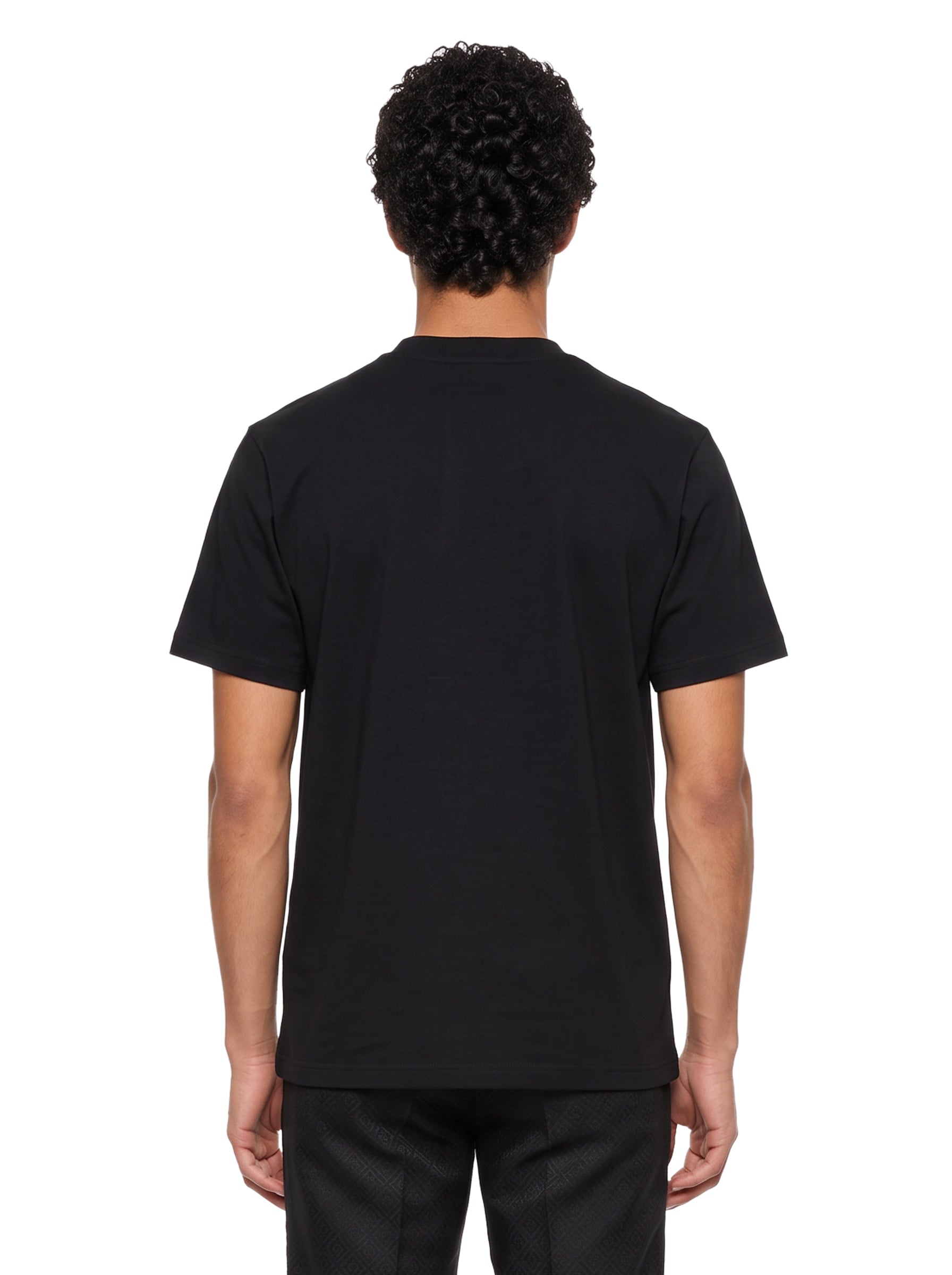 T-shirt stampa Hermons Mirage in nero 