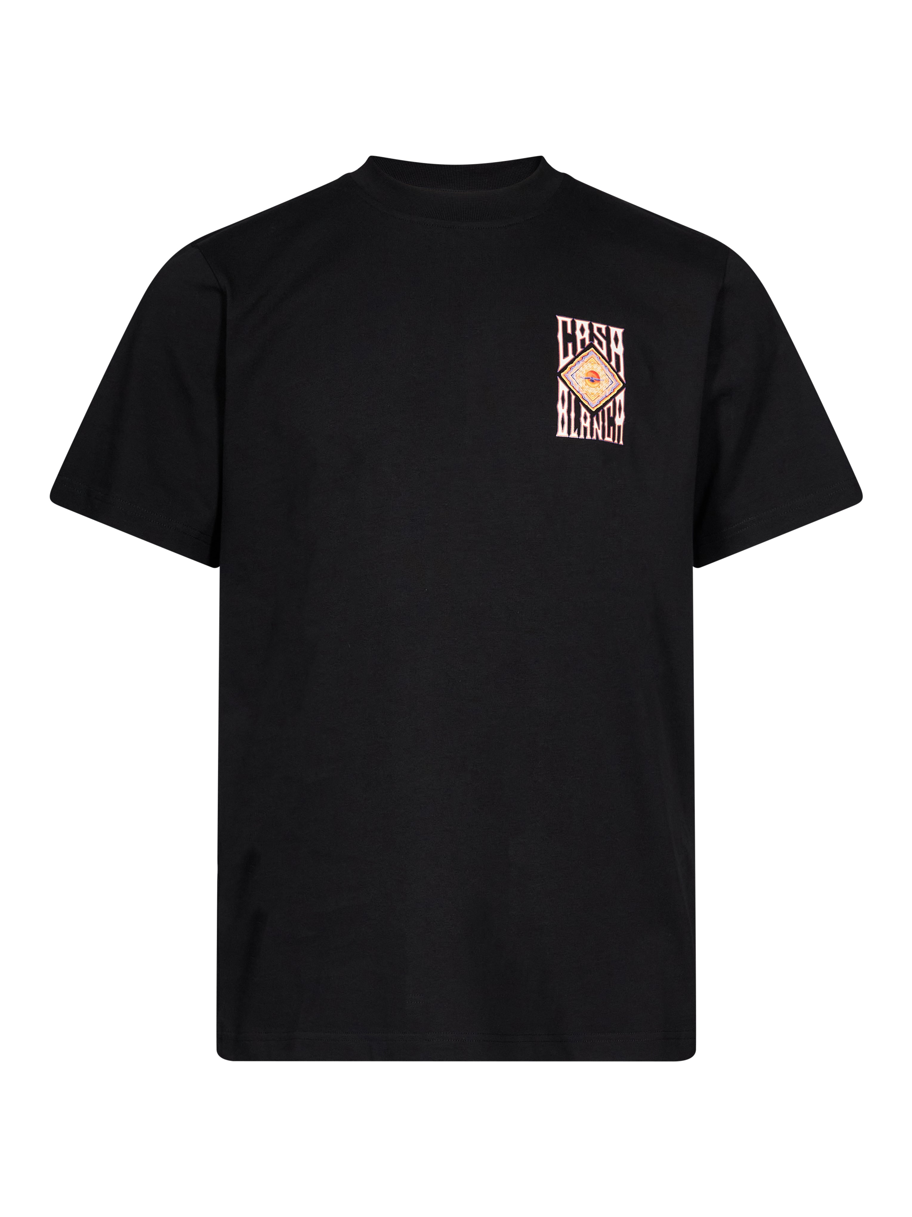 T-shirt stampa Hermons Mirage in nero 