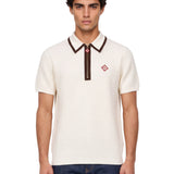 Polo manica corta in bianco 