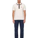 Polo manica corta in bianco 