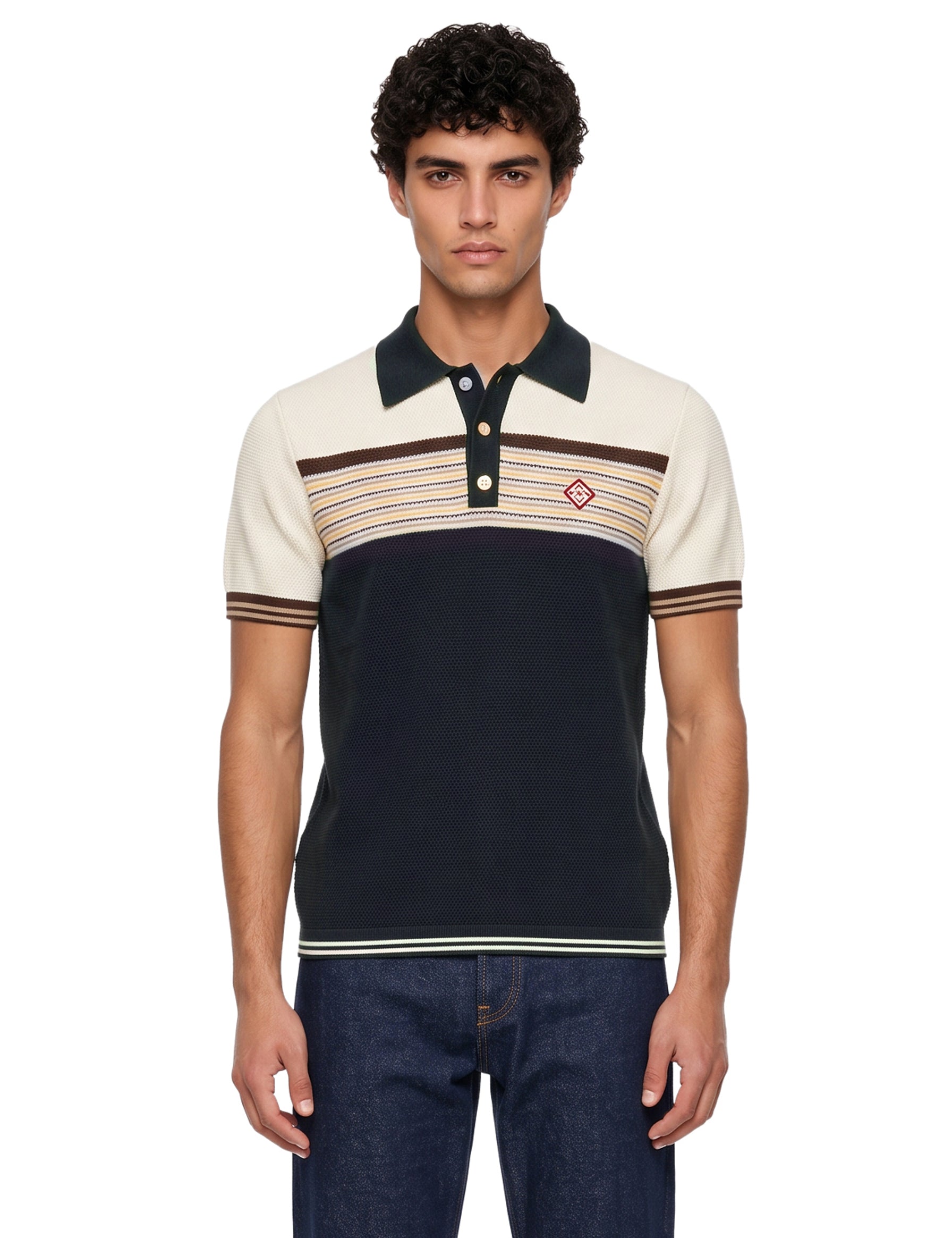 Polo a righe Café Culture multicolor 