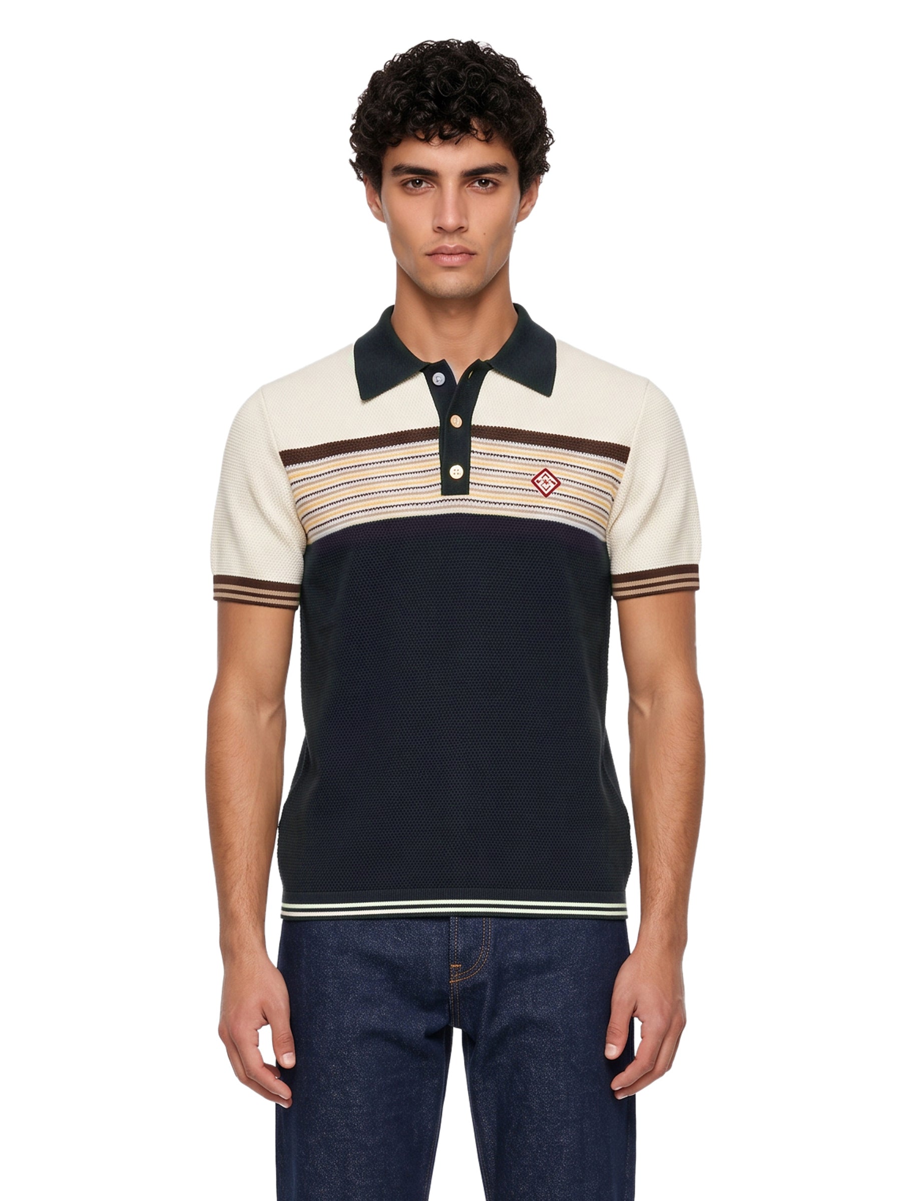 Polo a righe Café Culture multicolor 