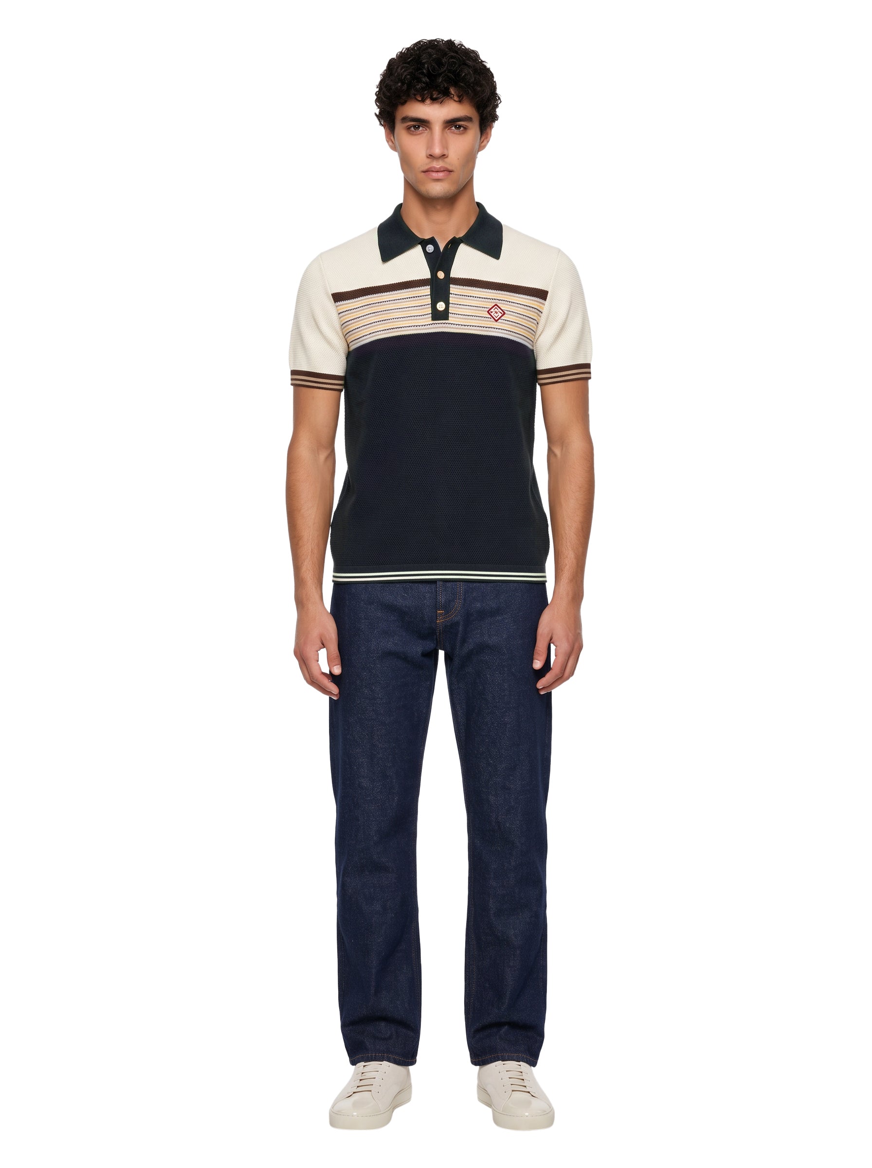 Polo a righe Café Culture multicolor 