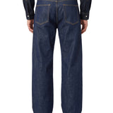 Jeans dritti in blu 