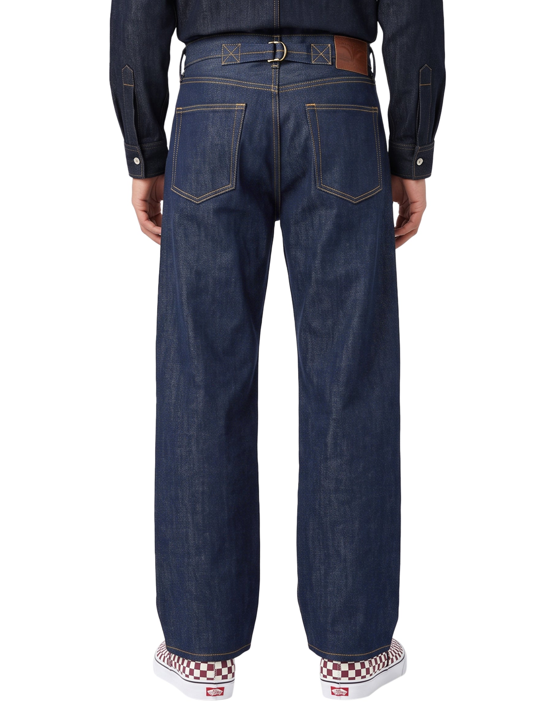 Jeans dritti in blu 