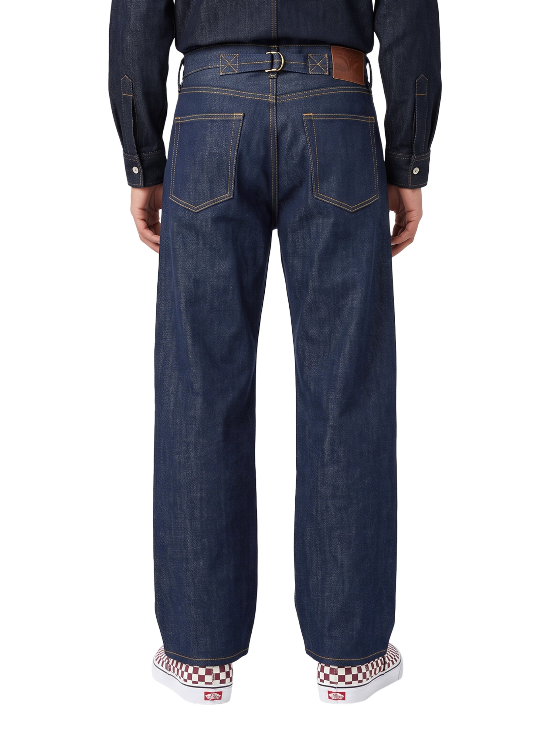 Jeans dritti in blu 