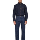 Jeans dritti in blu 